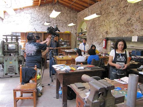 Taller plateria. Silver workshop in Taxco courtesy of the Taxco campus ...
