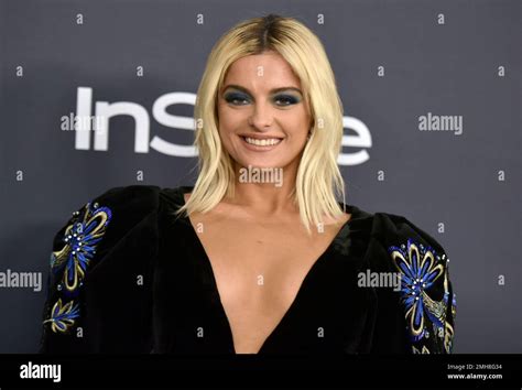 Bebe Rexha Arrives At The Instyle And Warner Bros Golden Globes
