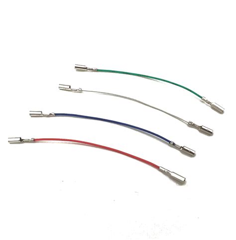 4Pcs Universal Cartridge Stylus Cable Leads Header Wires For LP Vinyl