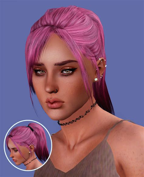 Can You Retexture The Almost There Hair Please Eris Sims 3 Cc Finds