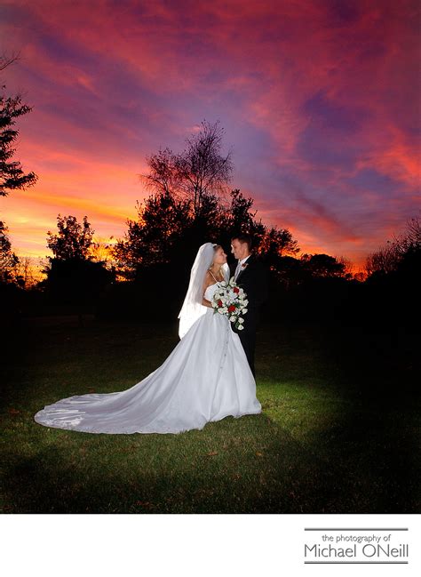 Long Island Wedding Sunset Pictures Raphael Michael Oneill