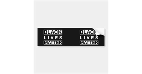 Black Lives Matter Bumper Sticker