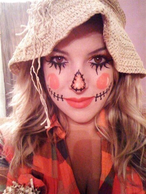Diy Halloween Makeup Simple Scarecrow Look Who Has Over 480 Pins On
