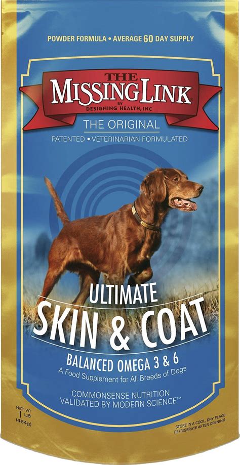 22 missing link ultimate skin and coat dog supplement. The Missing Link Original Skin & Coat Superfood Dog ...