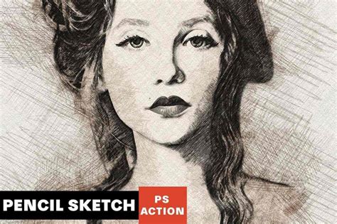 30 Fantastic Pencil Sketch Photoshop Actions Creatisimo