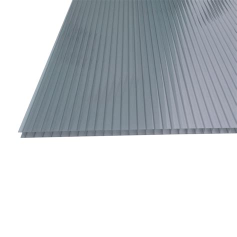 Suntuf 10mm X 30m Sunlite Solar Grey Twinwall Polycarbonate Roofing