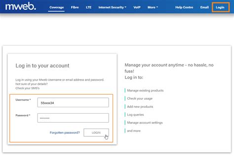 How To Login With Your Mweb Account On Our Website