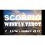 Scorpio Weekly Tarot Reading 7th  13th November 2016 YouTube