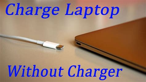 Easiest macbook pro to charge without magsafe charger are those macbook pros with removable batteries (early 2009 and before). How To Charge Laptop Without Charger - Charge A Laptop ...