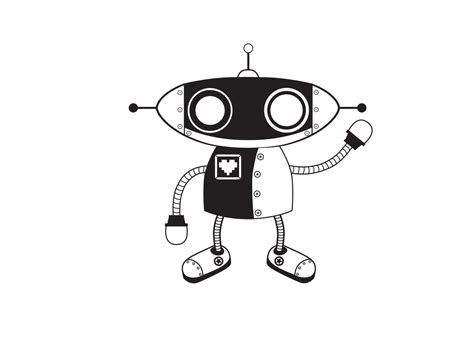 Hello Robot Mascot By Pia Ortiz On Dribbble