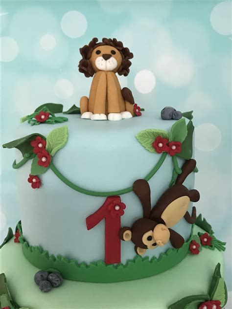 Kids Animal Themed Cake Themed Cakes Cake Baby Birthday