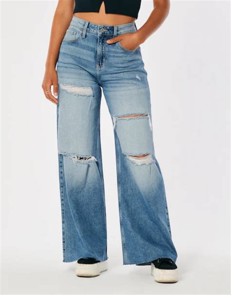 Plus Size Baggy Wide Leg Jeans Natalie In The City