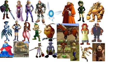 Zelda Ocarina Of Time Characters Picture Quiz By Stande