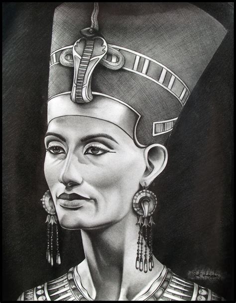 Queen Nefertiti By Skaughtt On Deviantart