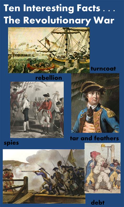 Ten Interesting Facts The Revolutionary War Book Units Teacher