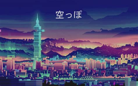 Anime Aesthetic City Pc Wallpapers Wallpaper Cave