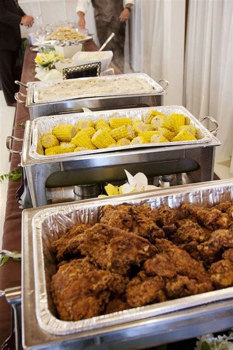 Discover four unique wedding food ideas. No Southern wedding would be complete without FRIED ...