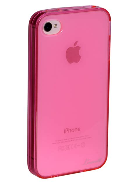 Luvvitt Ice Thermoplastic Soft Case For Iphone 4 And 4s Transparent Pink