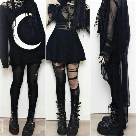 love this gothic outfits gothic fashion fashion