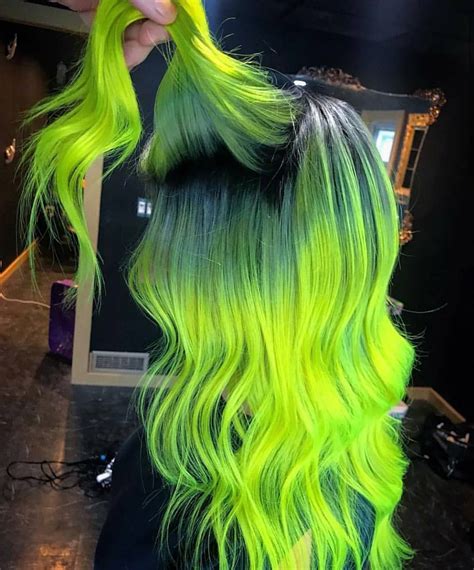 Neon Yellow Hair Neon Hair Color Hair Color 2018 Hair Color Crazy