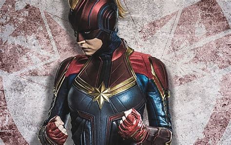 Captain Marvel Leaked Promo Art Finally Reveals Carol Danvers Decked Out In Her Comic Accurate