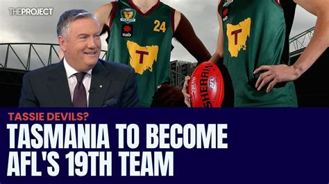 Tasmania To Join The Afl As The 19th Team Youtube