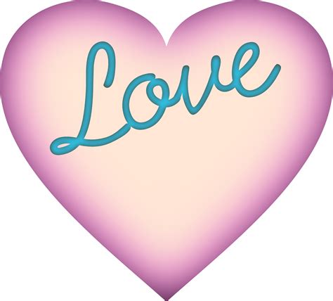 Pink Love Heart Clipart Best
