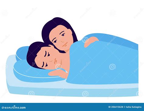 Discord Crisis In Relationship Of Couple In Bed Psychological