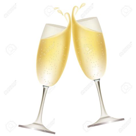 Toast Clipart Champagne Glass Pencil And In Color Toast  Clipartix