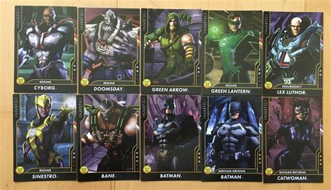 Collectibles Non Sport Trading Cards Lot Of 10 Injustice