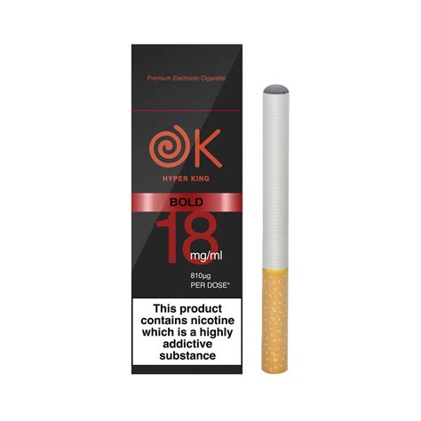 Besides that, a disposable e cigarette will grant you the comfort of skipping all the pods filling, charging, and the whole maintenance process. OK Ecigs King Size Disposable Tobacco | The Electric Tobacconist