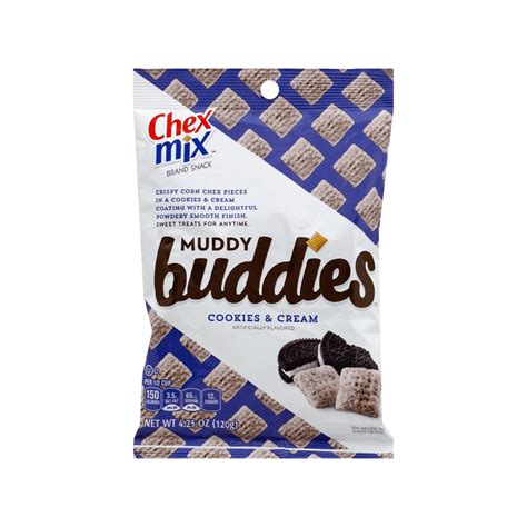 chex mix muddy buddies cookies and cream 4 25oz 7ct volt candy