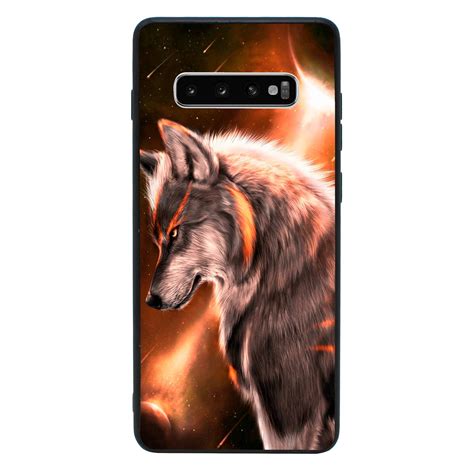 Wolf Samsung Galaxy Phone Case Extra Strong Tempered Glass Etsy