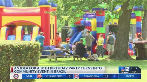 An Idea For A 50th Birthday Party Turns Into Community In Brazil Youtube
