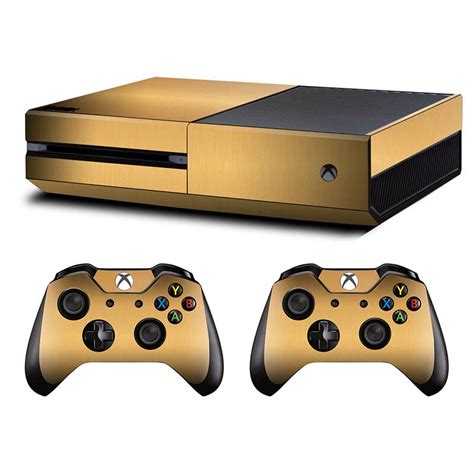Full Gold Protective Cover Decal For Xbox One Console Kinect