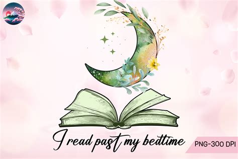 I Read Past My Bedtime Graphic By Cherry Blossom · Creative Fabrica