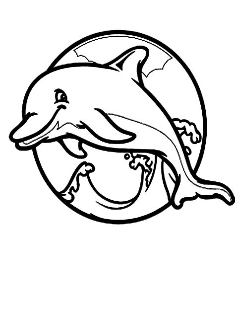 Cute Dolphin Coloring Pages Clipart Panda Free Clipart Images