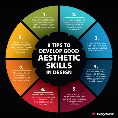 8 Tips To Develop Good Aesthetic Skills In Design Infographic Graphic