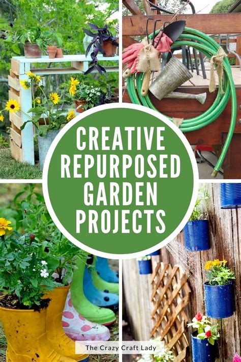 Upcycled And Repurposed Garden Projects The Crazy Craft Lady