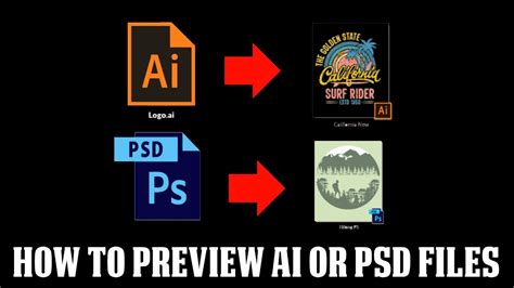 How To Preview Ai Or Psd Files Without Opening See Ai Or Psd Files Without Photoshop Or
