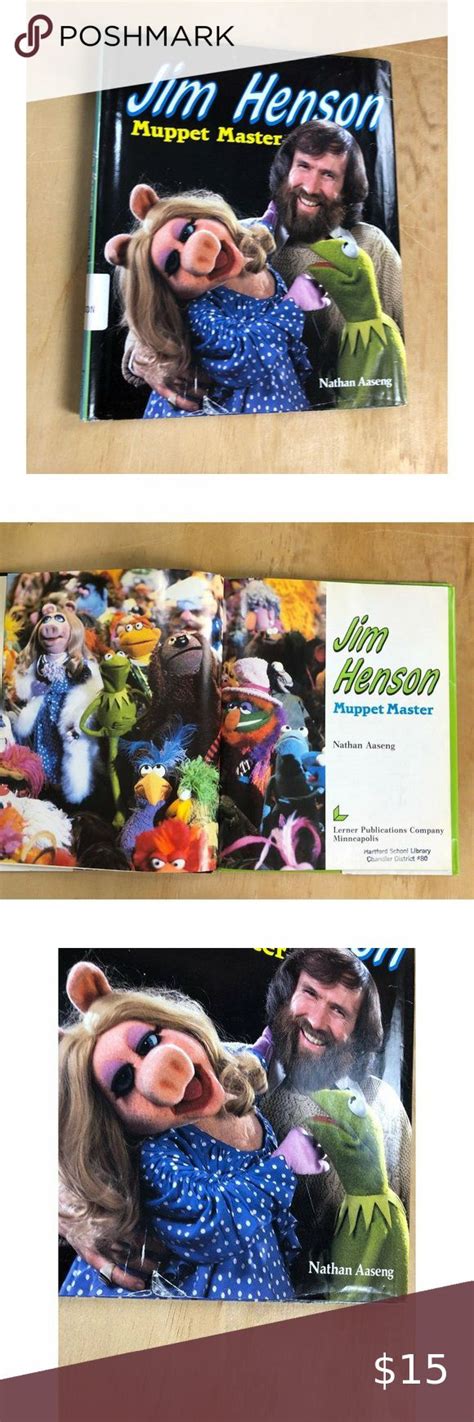 Jim Henson Muppet Master Aaseng Book Jim Henson Muppets Jim