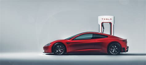 Tesla Roadster Charging Wallpaperhd Cars Wallpapers4k Wallpapers