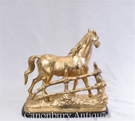 Walmart.com has been visited by 1m+ users in the past month French Gilt Bronze Horse Statue