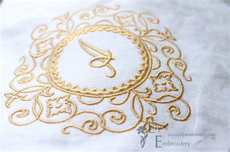 Machine Embroidery Design Monogram Frame Machine Embroidery Etsy