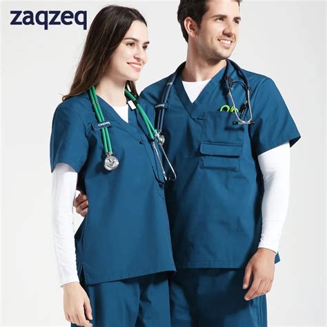 Nursing Medical Doctor Doctress Scrub Set Uniform Doctor Biohazard