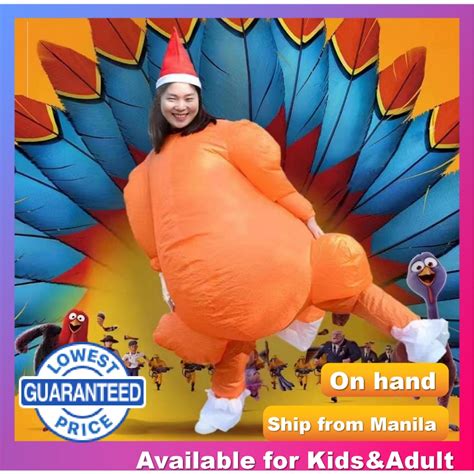 inflatable roast turkey costume halloween chicken for adults inflatable christmas mascot cosplay