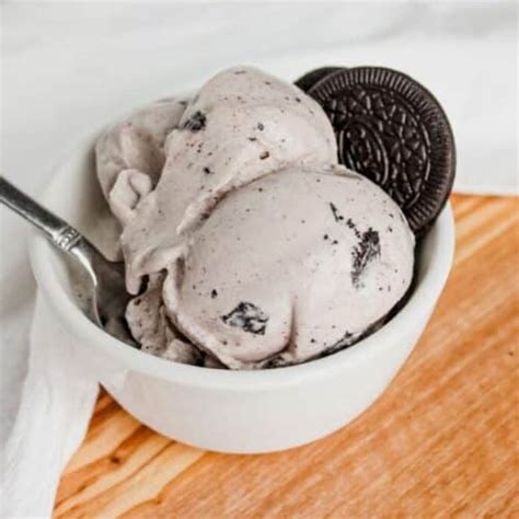 Cookies And Cream Ninja Creami Ice Cream Lower Sugar The Balanced Nutritionist