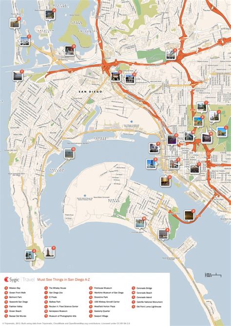 Printable Map Of Downtown San Diego Printable Maps