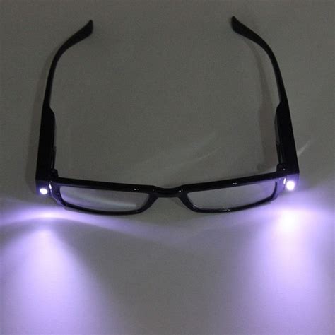 new 2018 unisex rimmed reading eye glasses eyeglasses spectacal with led light diopter magnifier
