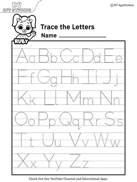 Free Printable A-z Tracing Worksheets
